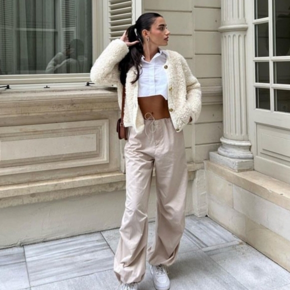 Massimo Dutti Boucle Cardigan Size Small - Picture 5 of 13